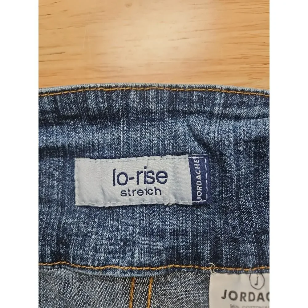 Jordache Vintage Y2K Lo-Rise Women's Blue Jeans Carpenter Capris‎ Size 13/14